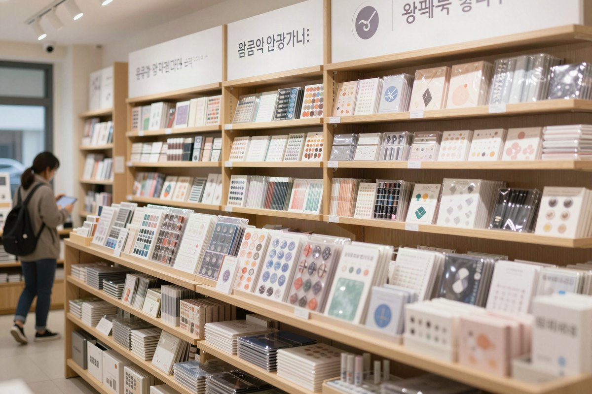 호평동 문구점 라세아드 매장 전경