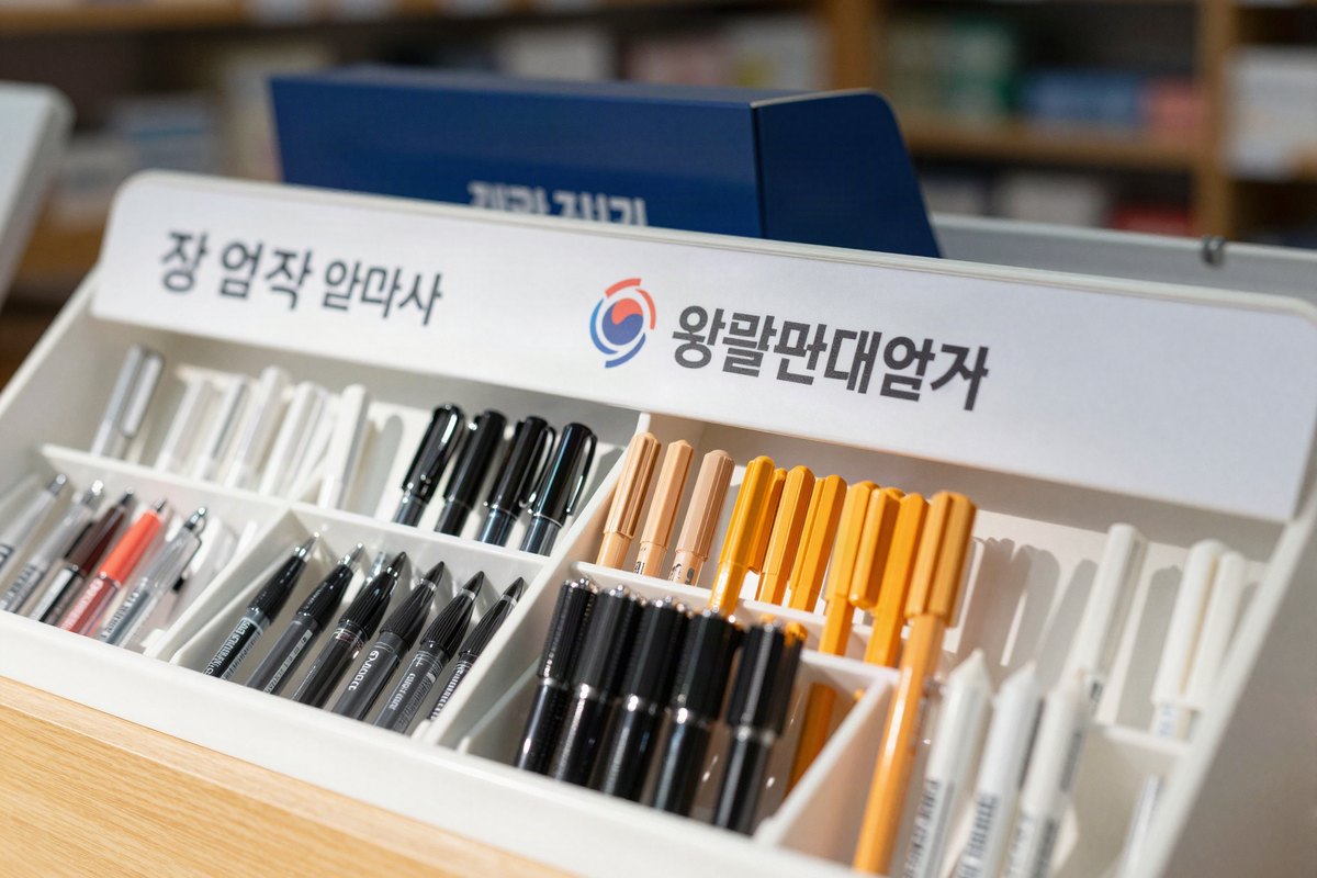 필기구 진열대